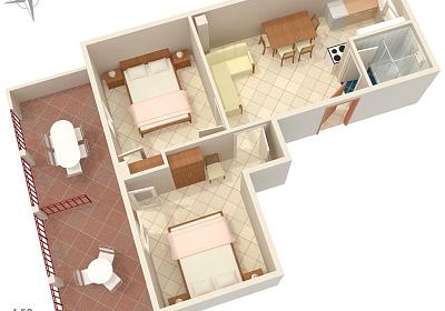 Apartmán A-1069-b
